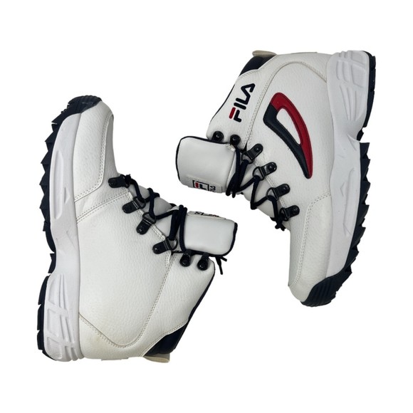 Fila Size 6 Youth Unknown Territory High Top Sneaker Boot White - Picture 6 of 13